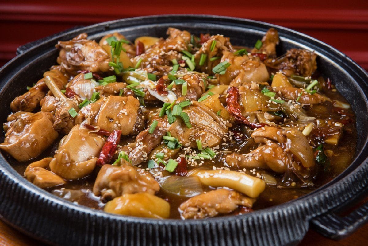Poulet braisé au soja