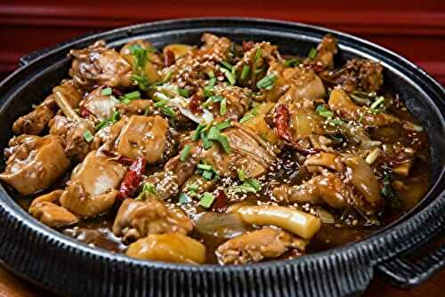 Poulet braisé au soja