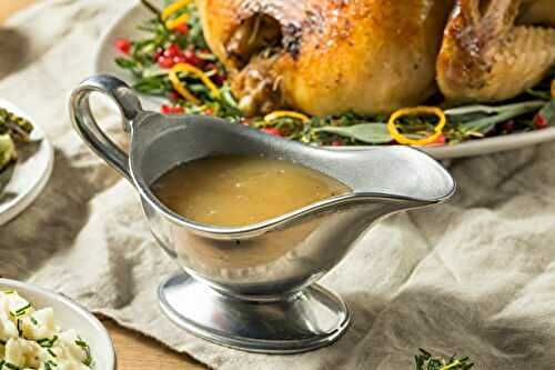 Sauce pour la dinde