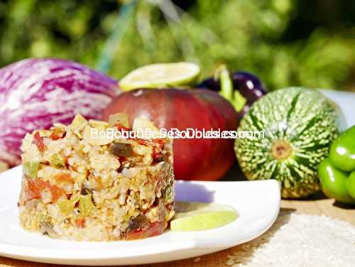 Cuisine acido-basique : riz pilaf aux légumes d'été