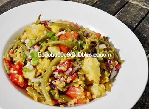 Cuisine acido-basique : salade composée sauce chien