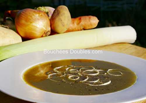 Cuisine alcaline : velouté de 8 légumes en cuisson douce