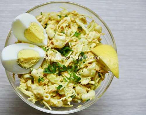 Cuisine alcaline : rémoulade de crudités aux coquillettes