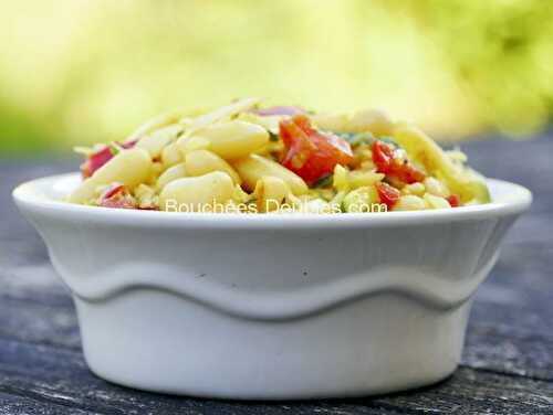 Cuisine alcaline : salade de haricots blancs