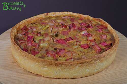 L’excellentissime tarte à la rhubarbe