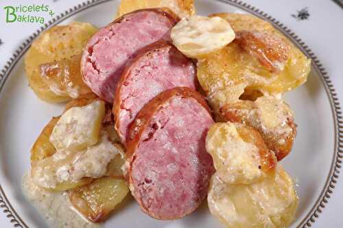 Le gratin au saucisson de Maître Jacques