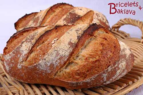 Mon pain de campagne au levain sur poolish - Bricelet & Baklava