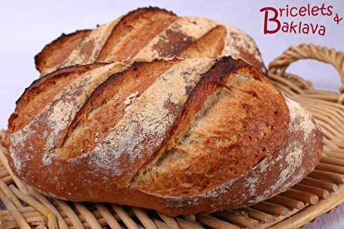 Mon pain de campagne au levain sur poolish