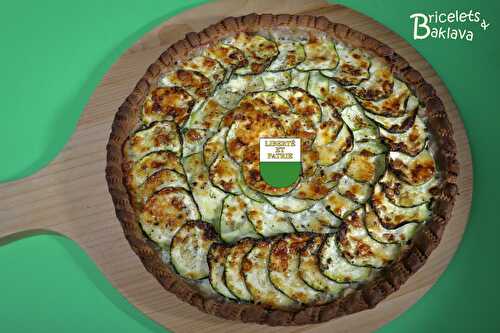 Tarte aux courgettes, vaudoise et toute simple