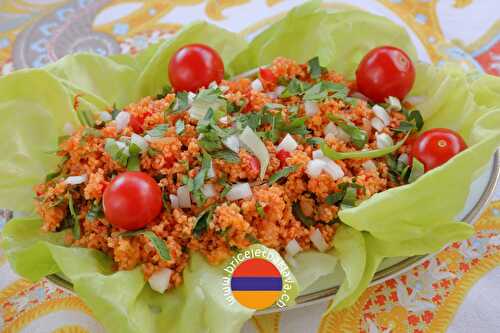 Itch, la salade de boulgour arménienne