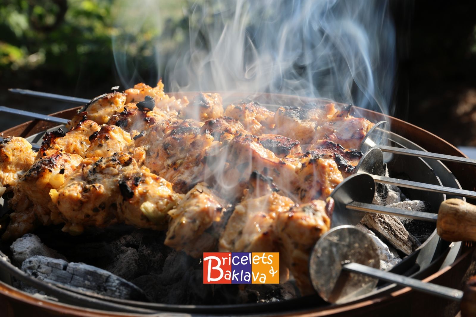 Kebab de brochettes de poulet 