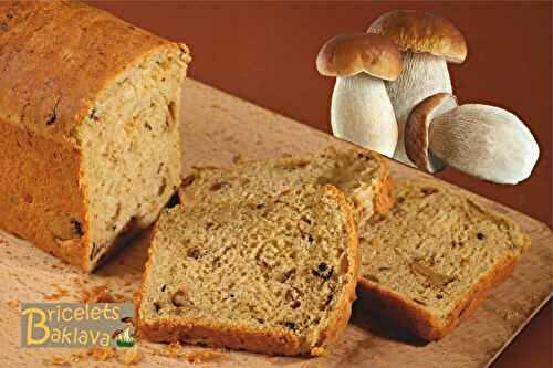 Cake apéro aux cèpes à la bordelaise