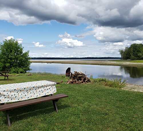 Terrains de camping avec vue sur le fleuve St-Laurent - ♥!♥!♥