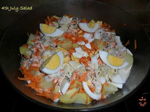 4th July salad' (salade de pommes de terre)