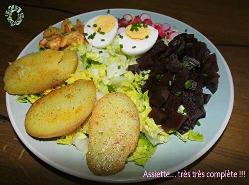 Assiette très très complète !