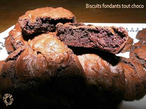 Biscuits fondants tout chocolat