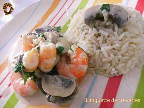 Blanquette de crevettes, façon Papy Jacky