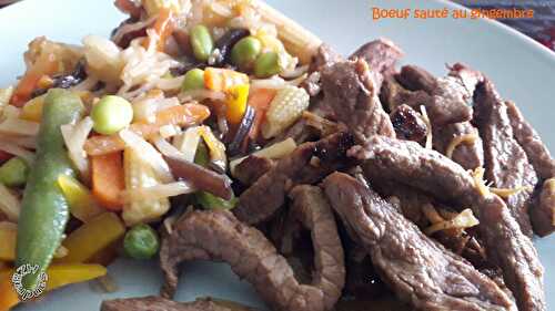 Boeuf sauté au gingembre