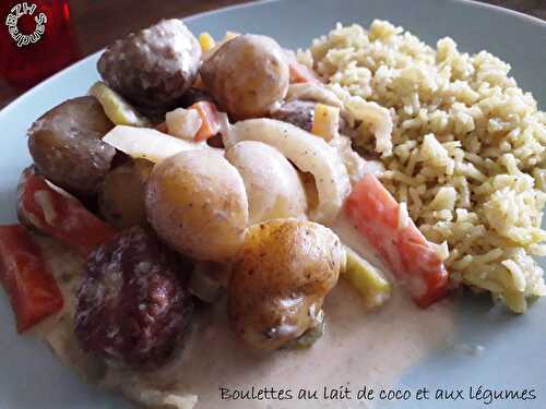 Boulettes au lait de coco et aux légumes