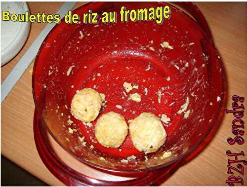 Boulettes de riz au fromage