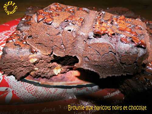 Brownie aux haricots noirs et chocolat