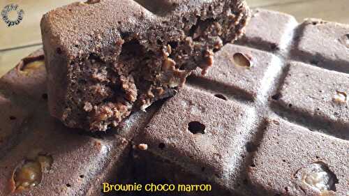 Brownie choco-marron