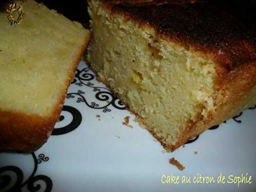 Cake au citron de Sophie - BZH SANDRA