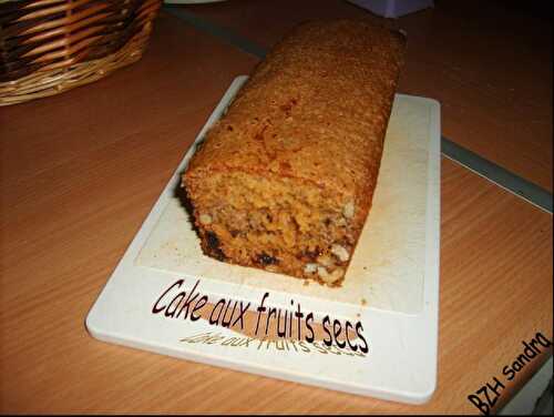 Cake aux fruits secs