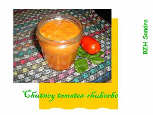 Chutney tomates-rhubarbe