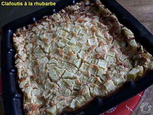 Clafoutis à la rhubarbe