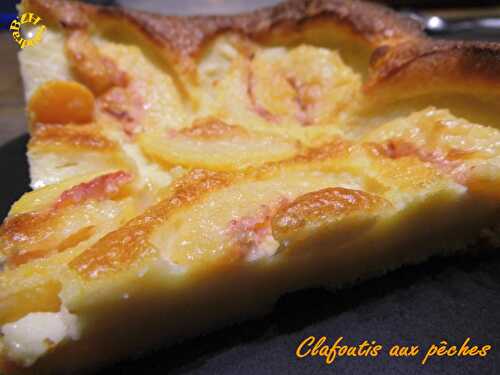 Clafoutis aux pêches