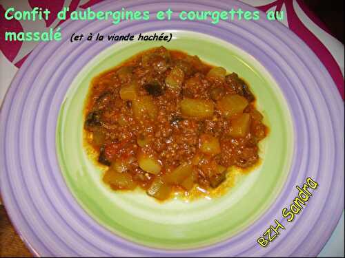 Confit d'aubergines et de courgettes