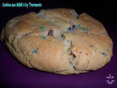 Cookies US aux M&m's... version Thermomix
