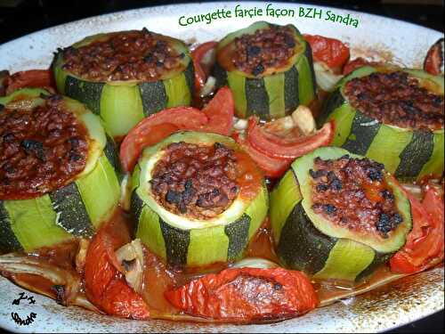 Courgettes farcies, façon BZH sandra