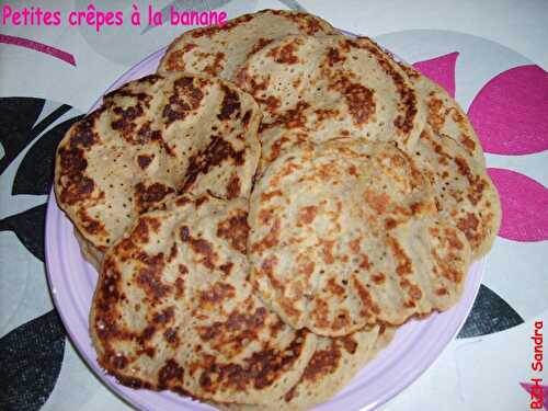 Crêpes de bananes