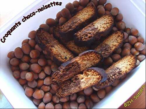 Croquants choco-noisettes