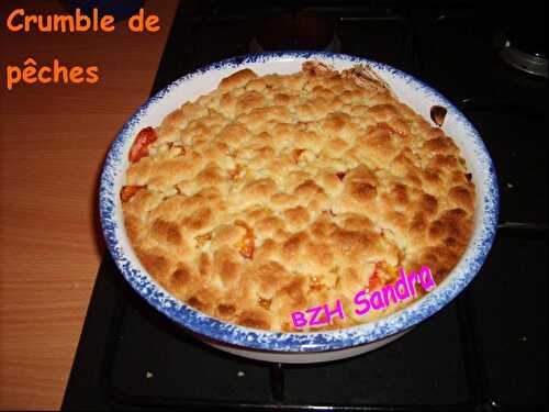 Crumble de pêches