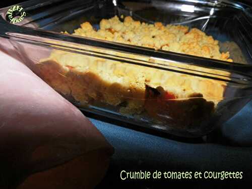 Crumble de tomates et courgettes