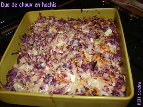 Duo de choux en hachis