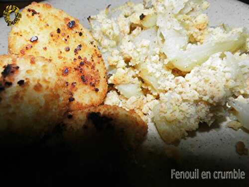 Fenouil en crumble