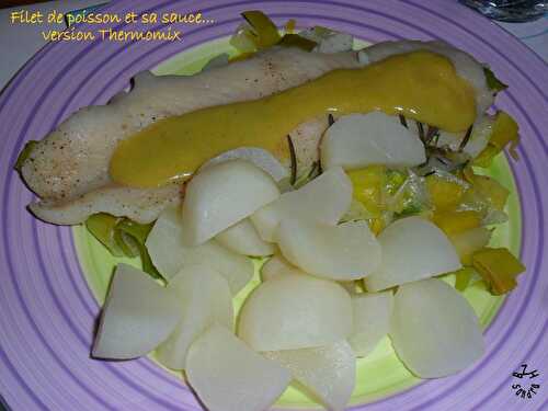 Filet de poisson et sauce moutarde... version Thermomix
