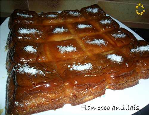 Flan coco antillais