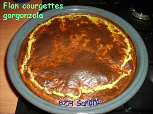 Flan de courgettes au gorgonzola - BZH SANDRA