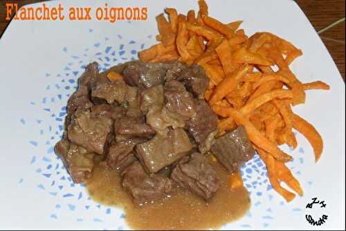 Flanchet de boeuf aux oignons