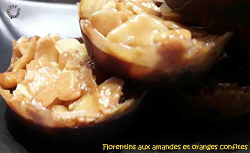 Florentins aux amandes et oranges confites