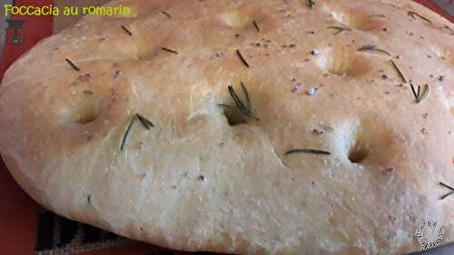 Focaccia au romarin (Thermomix)