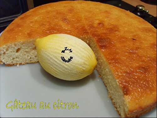 Gâteau au citron