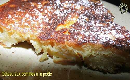 Gâteau (aux pommes) à la poêle