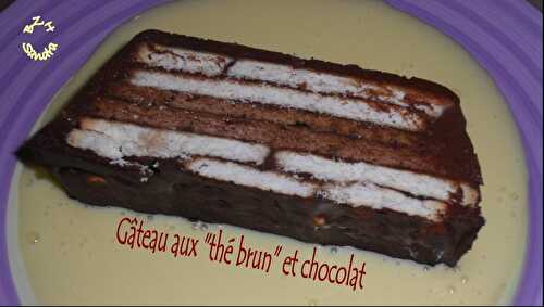 Gâteau aux "Thé Brun"... ou presque !