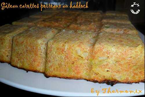 Gâteau carottes-poireau au haddock... version Thermomix - BZH SANDRA